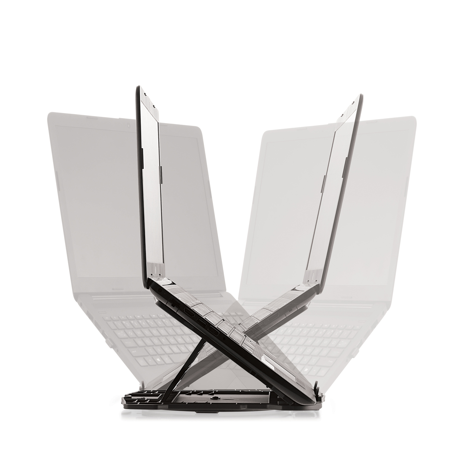 PALO029 PALO Ergonomic and Multi Angle Adjustable Plain Foldable & Revolving Laptop Stand
