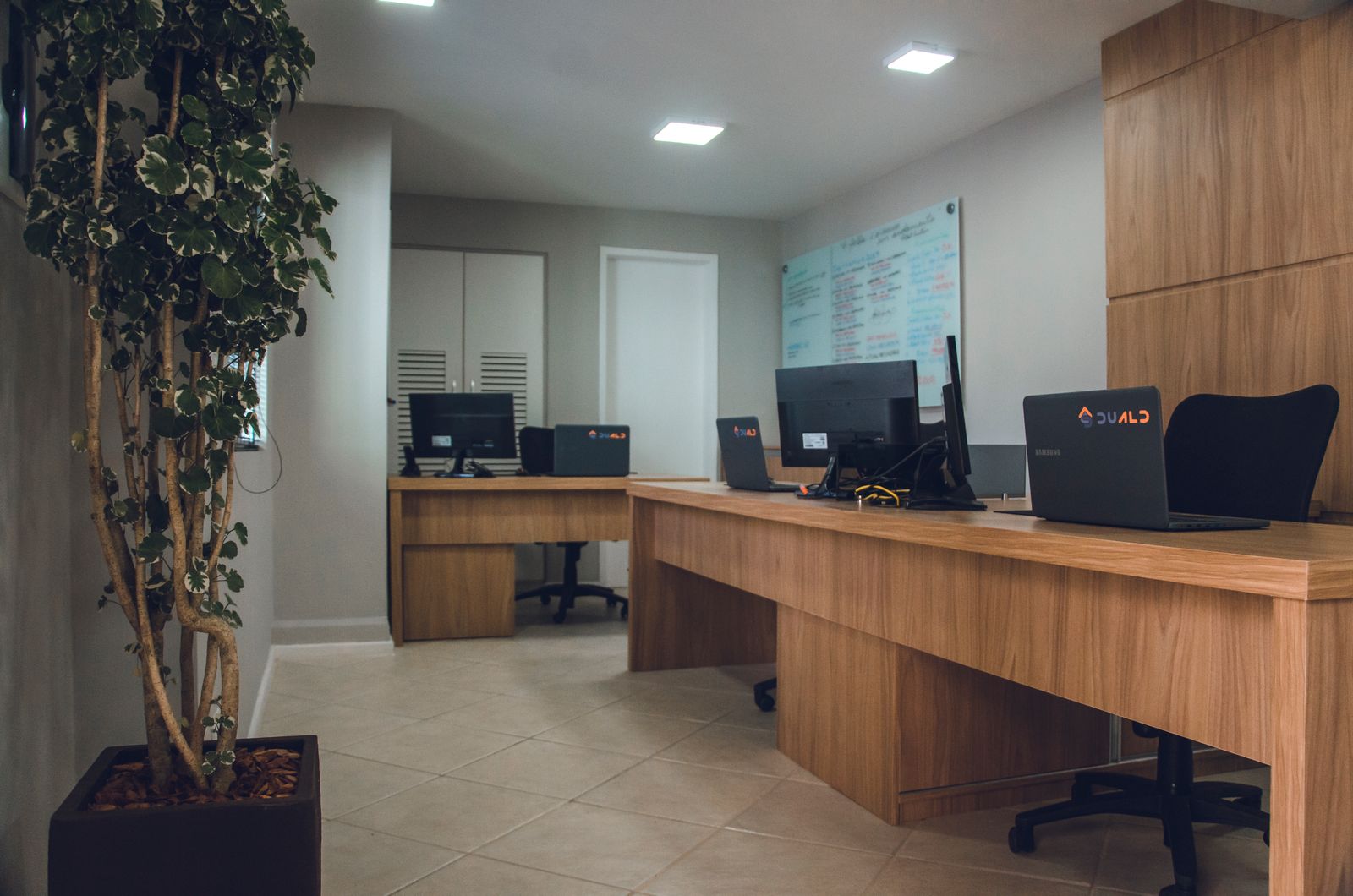 A bright, well-outfitted office furnished through a PALO partner order